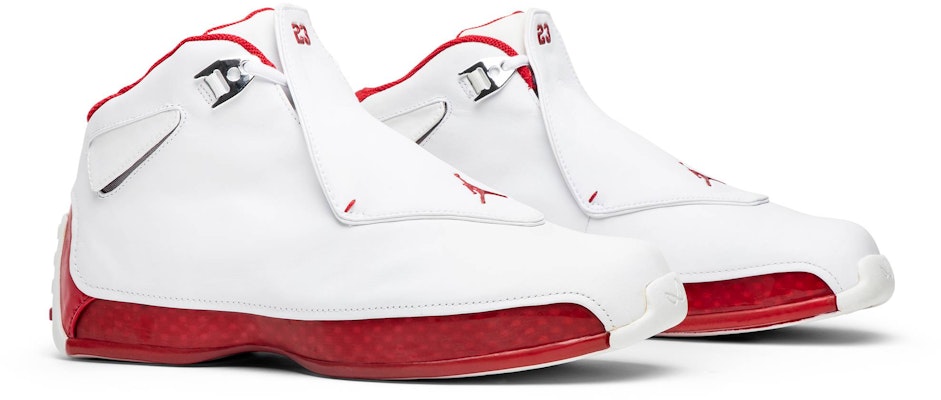 Air Jordan 18 OG 'Putih Varsiti Merah' 305869-161 Cheap Air Jordan 18 OG 'Putih Varsiti Merah' 305869-161