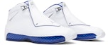 Cheap Air Jordan 18 Retro 'Putih Sport Royal' 2018 AA2494-106
