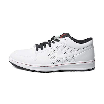 Jordan Alpha 1 Low 'White Black Varsity Red'