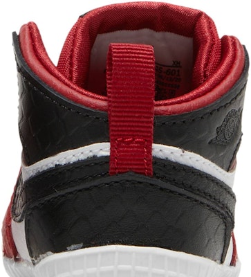 (Toddler) Air Jordan 1 Crib Bootie 'Satin Snake Chicago' AT3745-601 Sizing (Toddler) Air Jordan 1 Crib Bootie 'Satin Snake Chicago' AT3745-601