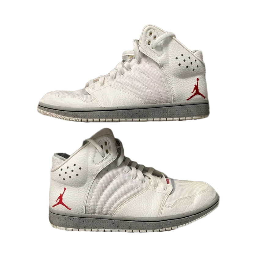 Lookbook Jordan Air Jordan 1 Flight 4 減震耐磨 高筒 復古籃球鞋 男款 白紅