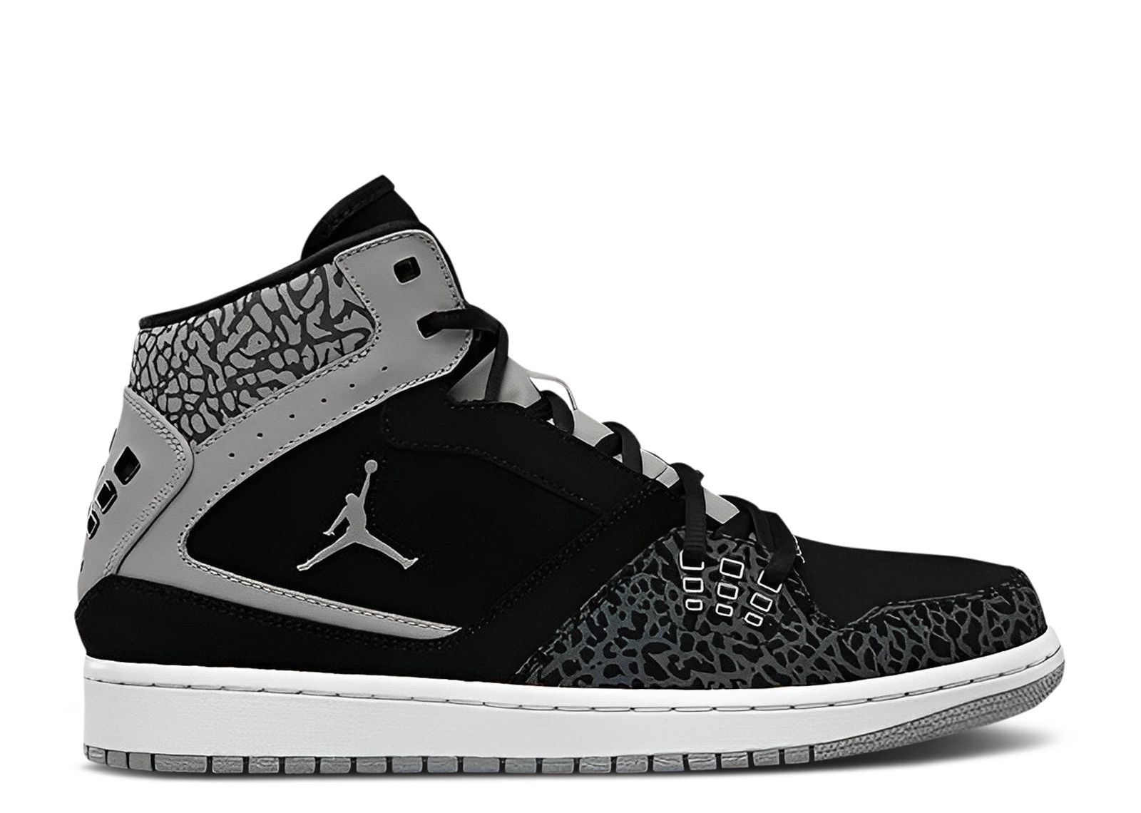 Air Jordan 1 Flight 'Black Grey Elephant' 372704-055