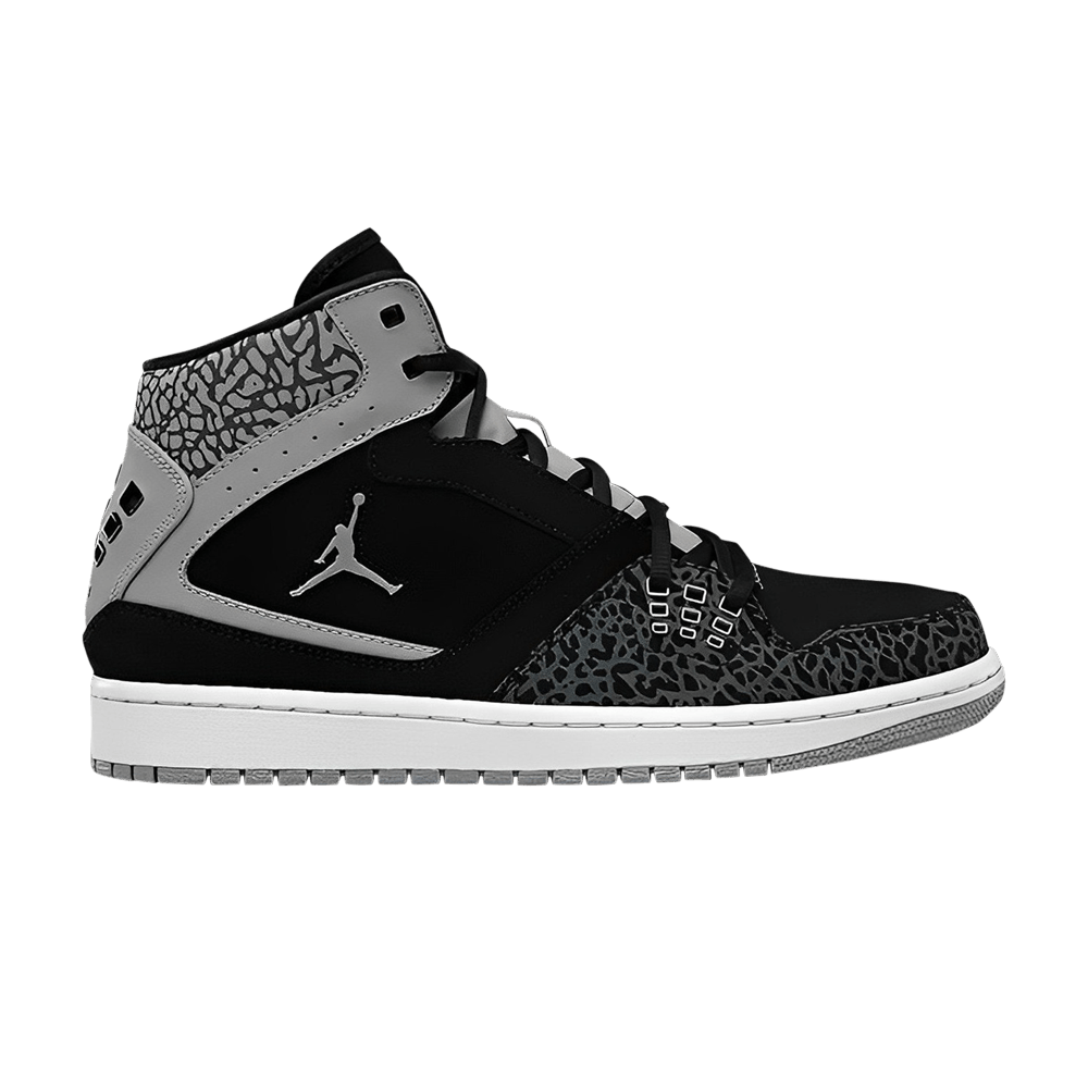 Buy Air Jordan 1 Flight '黑灰爆裂纹' 372704-055