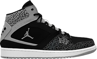 Air Jordan 1 Flight 'Black Grey Elephant' 372704-055 Air Jordan 1 Flight 'Black Grey Elephant' 372704-055