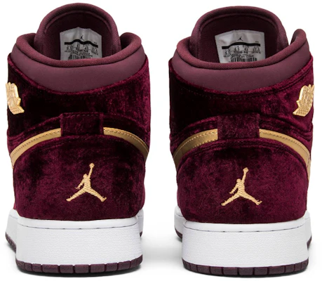 Grade School Air Jordan 1 Heiress GG Velvet 832596 640 832596