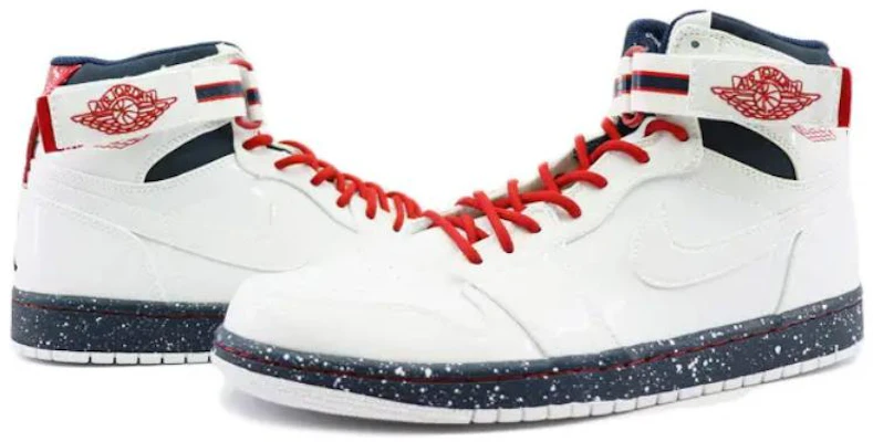Air Jordan 1 Hi Strap Premier ''Olimpico'' 375352-101 Lookbook Air Jordan 1 Hi Strap Premier ''Olimpico'' 375352-101