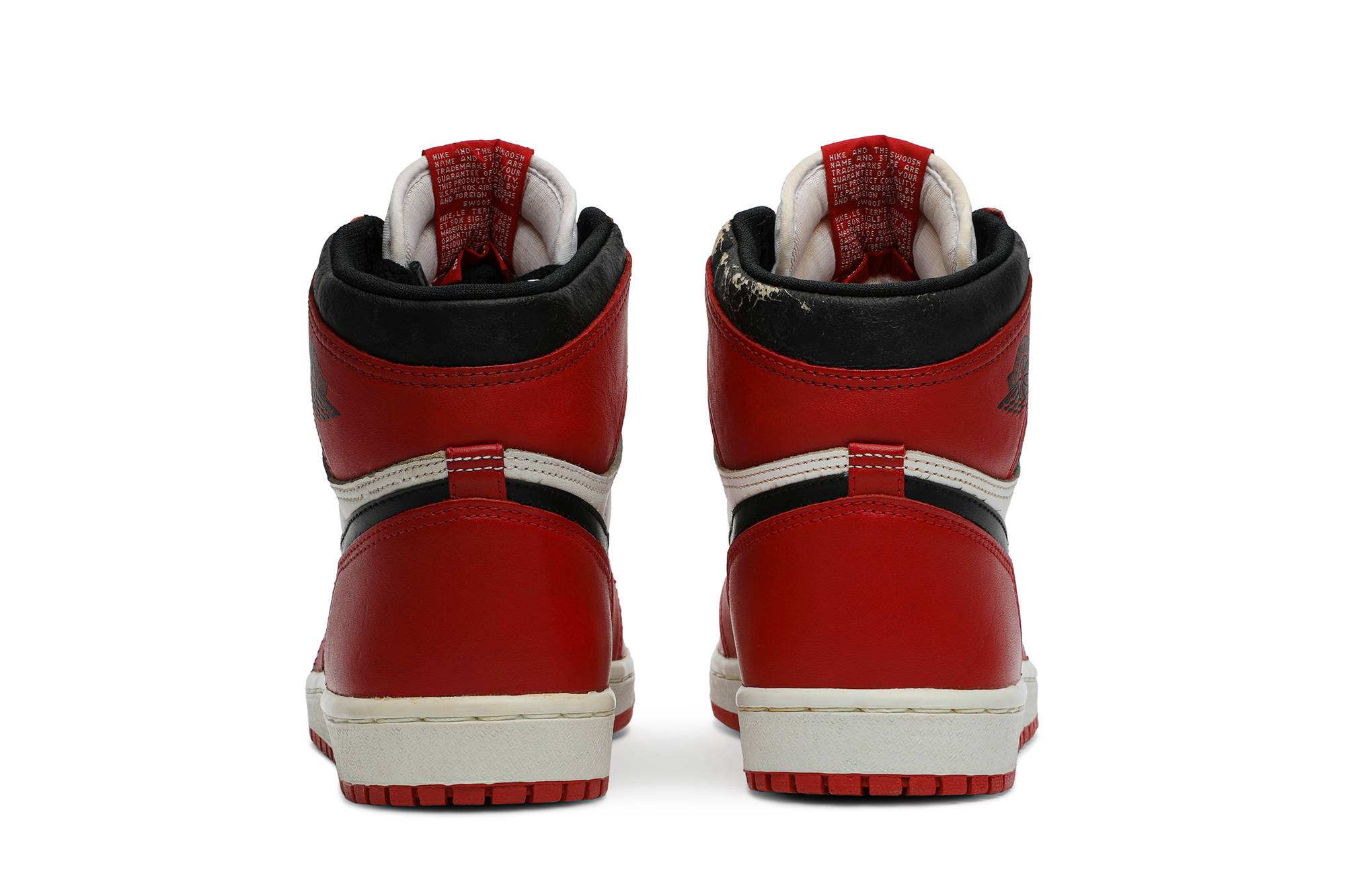 Details for Air Jordan 1 Tinggi 1985 'Bred' Aj1 4280