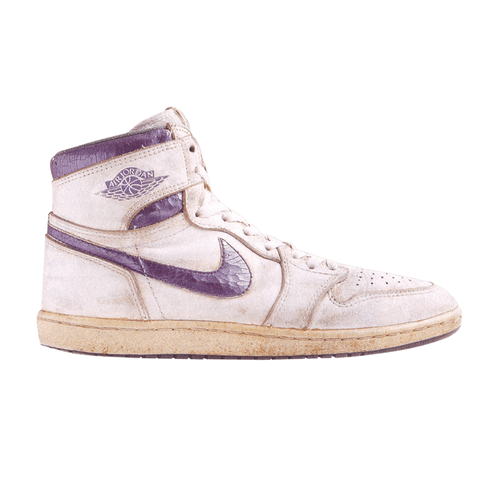 Buy Air Jordan 1 High 1985 'Morado Metálico' AJ1-1985-METALLIC-PUR