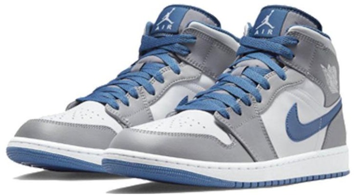 Air Jordan 1 Tinggi 'Abu Putih' BQ8426-014 Lookbook Air Jordan 1 Tinggi 'Abu Putih' BQ8426-014
