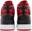 Details for (JR) Air Jordan 1 High FlyEase 'Bred' Lelaki Hitam Merah DC7986-060