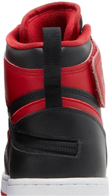 (JR) Air Jordan 1 High FlyEase 'Bred' Lelaki Hitam Merah DC7986-060 Sizing (JR) Air Jordan 1 High FlyEase 'Bred' Lelaki Hitam Merah DC7986-060