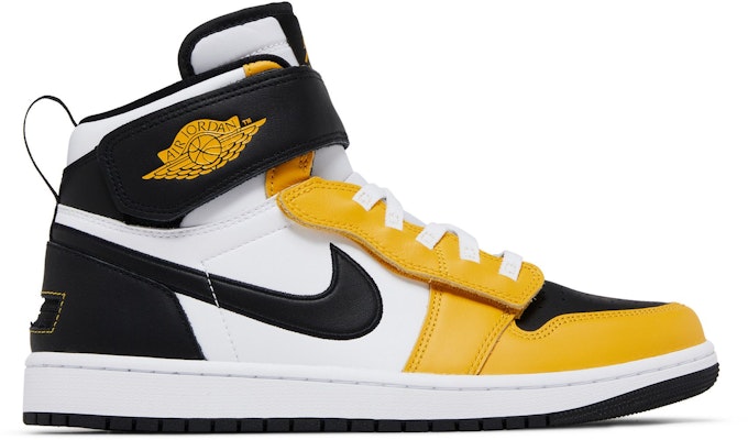 Jordan Air Jordan 1 Flyease "Yellow Ochre" 五金配色 休閒風 輕鬆舒適 防滑耐磨 高筒 復古籃球鞋 男款 白黃黑 Buy Jordan Air Jordan 1 Flyease "Yellow Ochre" 五金配色 休閒風 輕鬆舒適 防滑耐磨 高筒 復古籃球鞋 男款 白黃黑