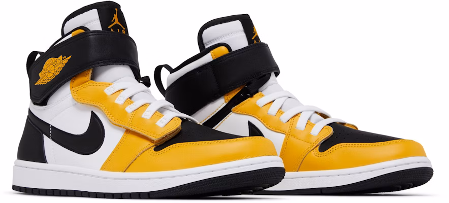 Jordan Air Jordan 1 Flyease "Yellow Ochre" 五金配色 休閒風 輕鬆舒適 防滑耐磨 高筒 復古籃球鞋 男款 白黃黑 Cheap Jordan Air Jordan 1 Flyease "Yellow Ochre" 五金配色 休閒風 輕鬆舒適 防滑耐磨 高筒 復古籃球鞋 男款 白黃黑