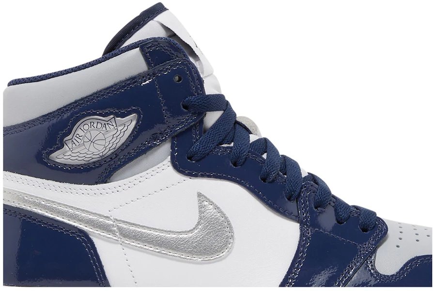 Air Jordan 1 高尔夫高帮 '午夜蓝' DQ0660-100 Lookbook Air Jordan 1 高尔夫高帮 '午夜蓝' DQ0660-100