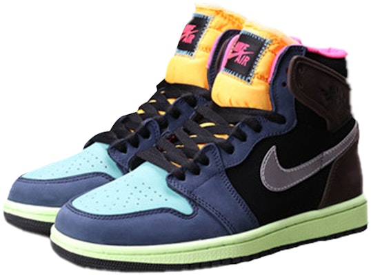 Air Jordan 1 High OG 'Marrón Azul Amarillo' 555555-201 Lookbook Air Jordan 1 High OG 'Marrón Azul Amarillo' 555555-201