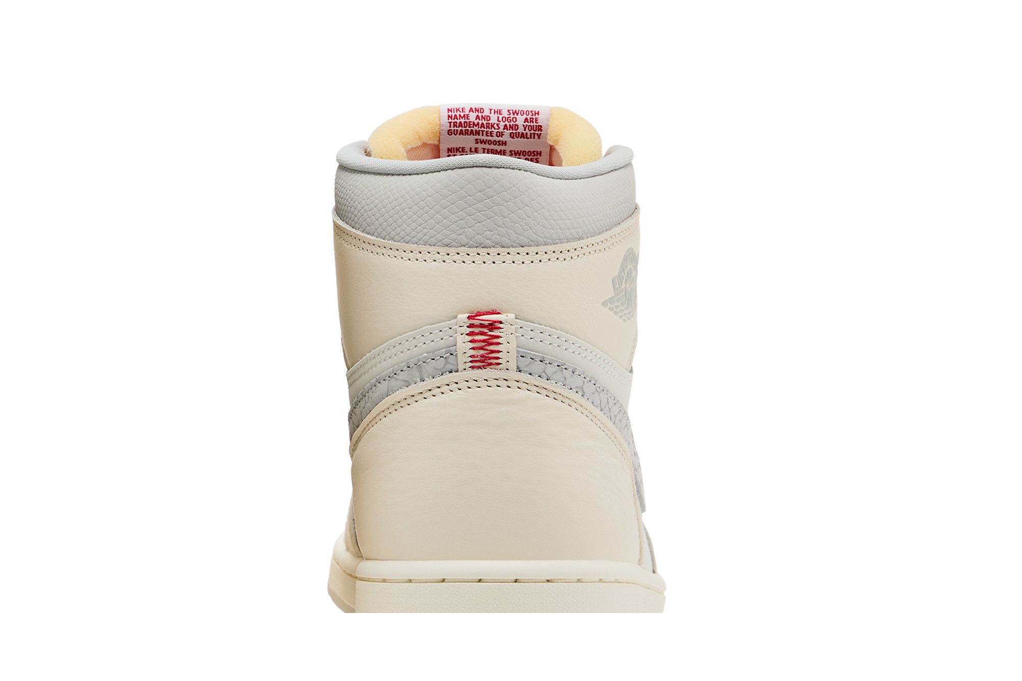 Sizing Air Jordan 1 High Retro OG ''Sail University Red'' Lelaki Wanita Sneakers IH4363-100