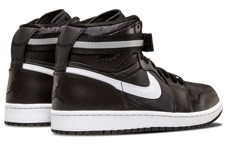 Lookbook エアジョーダン1 ハイ ストラップ "ブラック/ダークグレー" 342132-003