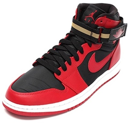 Air Jordan 1 高筒帶 '黑色健身紅' 342132-002 Lookbook Air Jordan 1 高筒帶 '黑色健身紅' 342132-002
