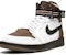 Air Jordan 1 High Strap 'Ginger' Lelaki Wanita Kasual Sneakers 342132-121