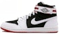 Air Jordan 1 High Strap 'Putih Hitam Merah Varsiti' 342132-101