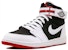 Air Jordan 1 High Strap 'Putih Hitam Merah Varsiti' 342132-101