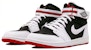 Air Jordan 1 High Strap 'Putih Hitam Merah Varsiti' 342132-101