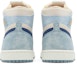 Details for Air Jordan 1 High Zoom Air CMFT 'Celestine Blue' dalam Bahasa Melayu. DQ5091-041
