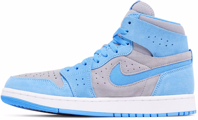 Air Jordan 1 High Zoom Comfort 2 'University Blue' Biru Universiti. DV1307-014 Lookbook Air Jordan 1 High Zoom Comfort 2 'University Blue' Biru Universiti. DV1307-014
