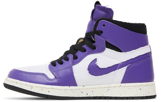 Air Jordan 1 High Zoom Comfort 'Crater Purple' Ungu CT0978-501 Lookbook Air Jordan 1 High Zoom Comfort 'Crater Purple' Ungu CT0978-501