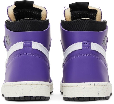 Air Jordan 1 High Zoom Comfort 'Crater Purple' Ungu CT0978-501 Details for Air Jordan 1 High Zoom Comfort 'Crater Purple' Ungu CT0978-501