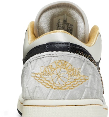 Air Jordan 1 Low 'Beaded Swoosh' Lelaki Wanita Sneakers DV1762-001 Sizing Air Jordan 1 Low 'Beaded Swoosh' Lelaki Wanita Sneakers DV1762-001
