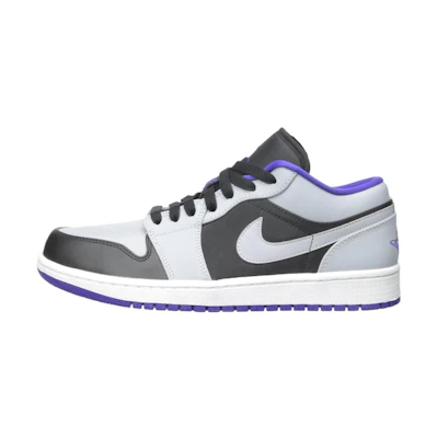 Jordan 1 Low 'Black Concord Wolf Grey'