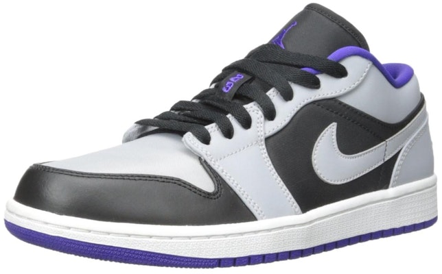 Air Jordan 1 Low 'Black Concord Wolf Grey' 553558-014 Lookbook Air Jordan 1 Low 'Black Concord Wolf Grey' 553558-014