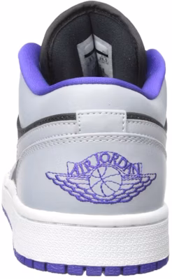Air Jordan 1 低帮 '黑色康扣狼灰' 553558-014 Details for Air Jordan 1 低帮 '黑色康扣狼灰' 553558-014