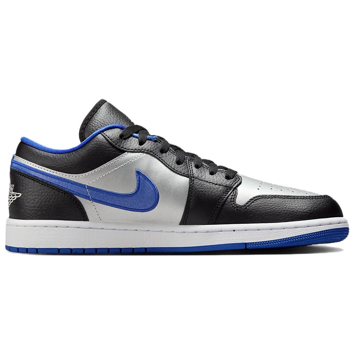Lookbook Air Jordan 1 Low 'Hitam Game Royal' 553558-007