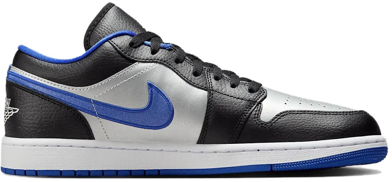 Air Jordan 1 Low 'Hitam Game Royal' 553558-007 Lookbook Air Jordan 1 Low 'Hitam Game Royal' 553558-007