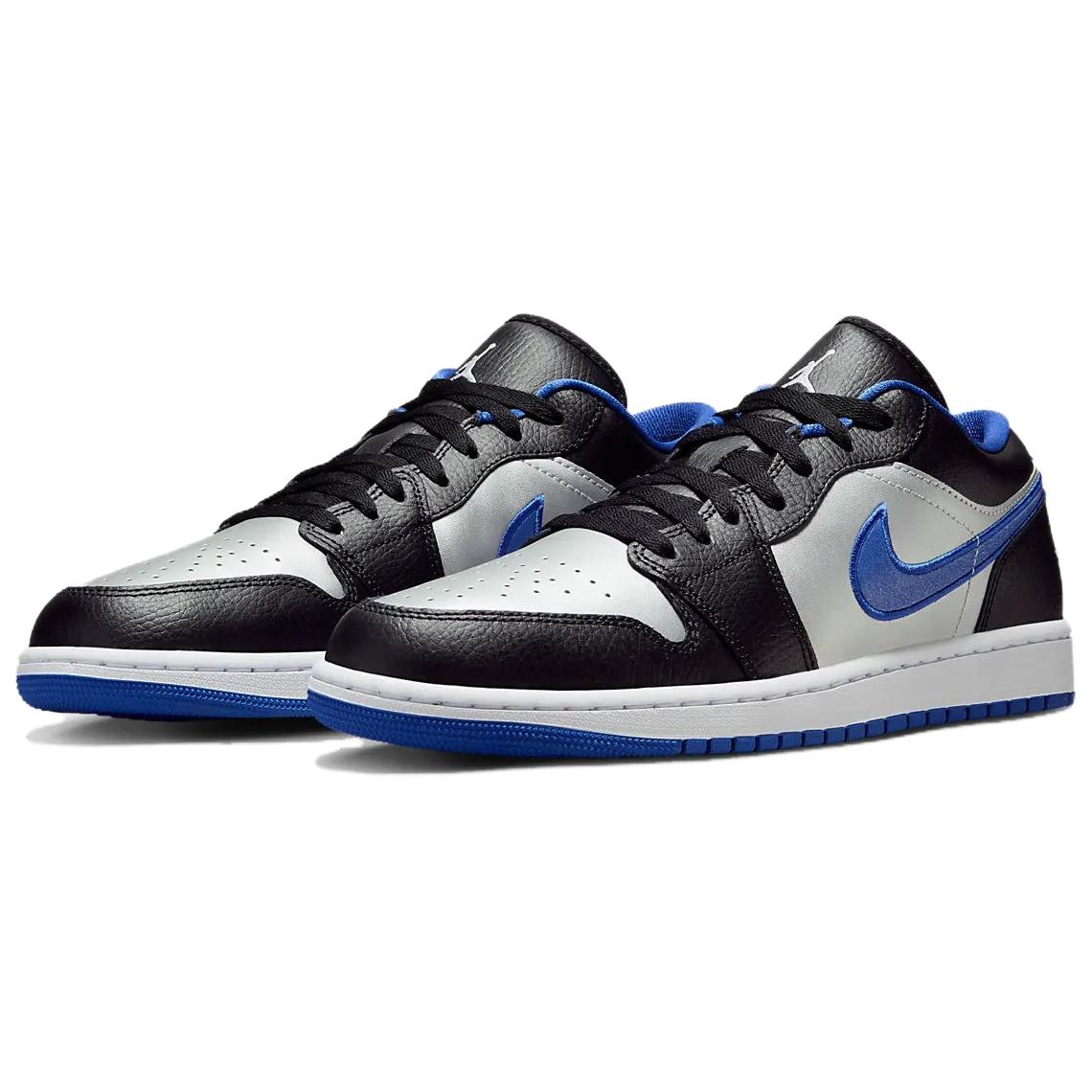 Shop Air Jordan 1 Low 'Hitam Game Royal' 553558-007