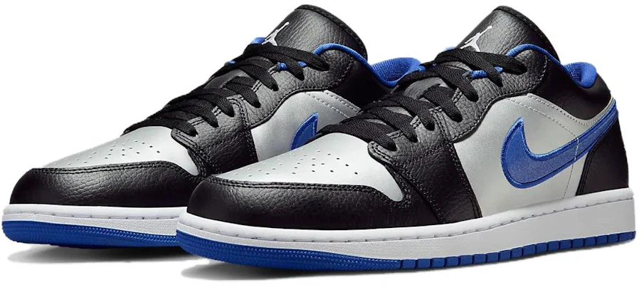 Air Jordan 1 Low 'Hitam Game Royal' 553558-007 Shop Air Jordan 1 Low 'Hitam Game Royal' 553558-007