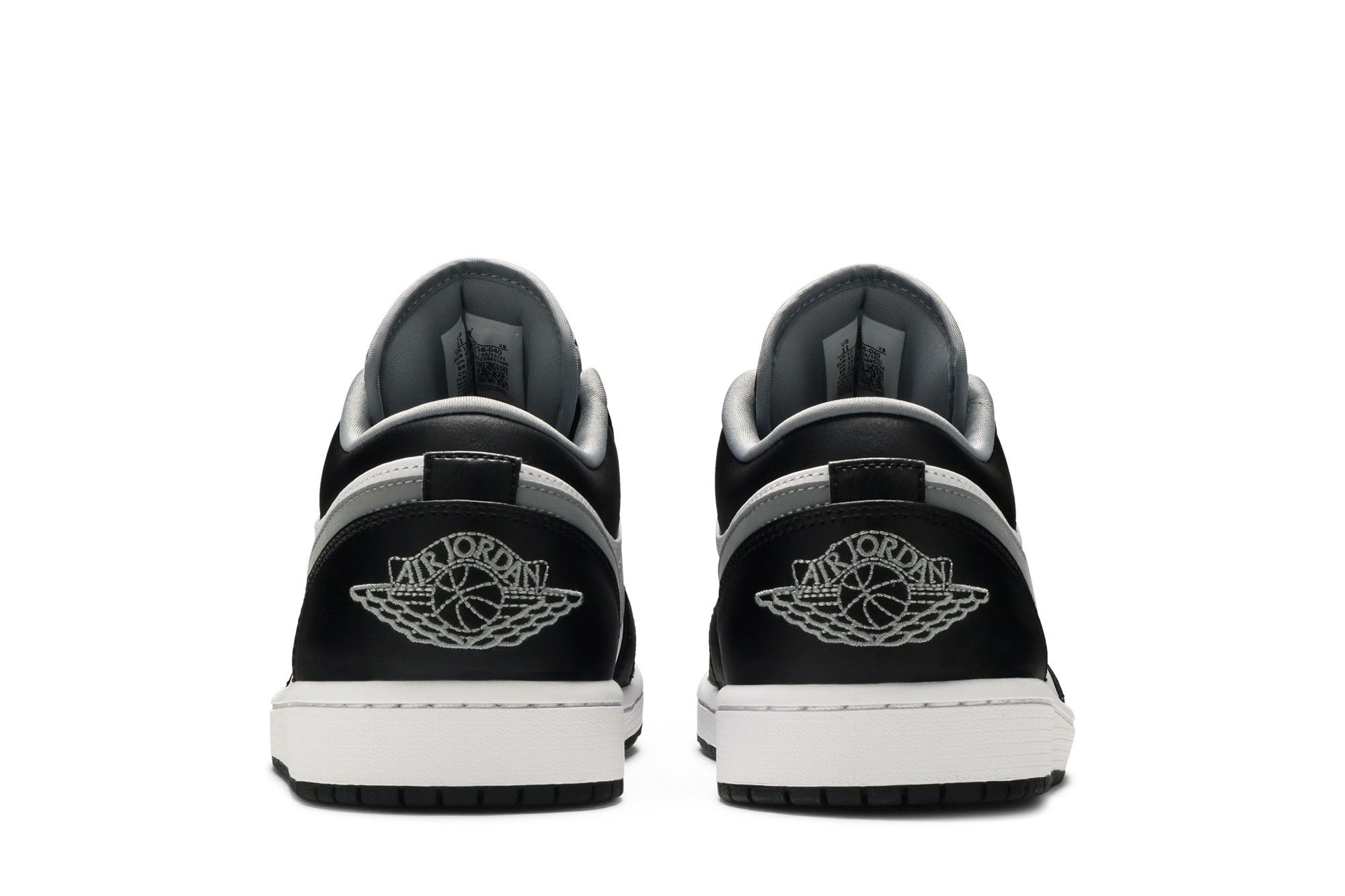 Sizing Air Jordan 1 Low ''Noir Gris Moyen'' 553558-040