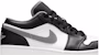 Air Jordan 1 Low 'Hitam Kelabu Sederhana' 553558-040