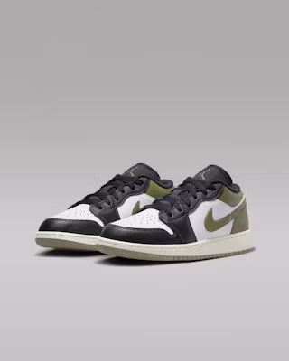 (JR) Air Jordan 1 Low 'Hitam Medium Olive' 553560-092 Purchase (JR) Air Jordan 1 Low 'Hitam Medium Olive' 553560-092