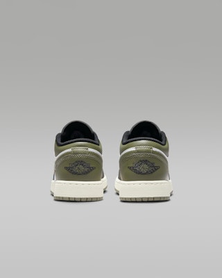 (JR) Air Jordan 1 Low 'Hitam Medium Olive' 553560-092 Details for (JR) Air Jordan 1 Low 'Hitam Medium Olive' 553560-092