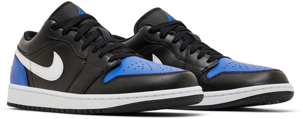 Air Jordan 1 Low 'Black Royal Toe' 553558-042 Cheap Air Jordan 1 Low 'Black Royal Toe' 553558-042