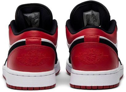 Kasut Air Jordan 1 Low 'Black Toe' 553558-116 Details for Kasut Air Jordan 1 Low 'Black Toe' 553558-116
