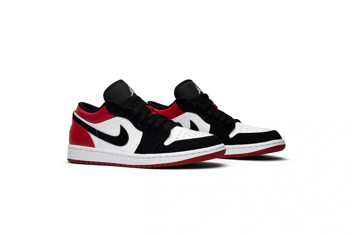 Air Jordan 1 Low 'Black Toe' 553558-116