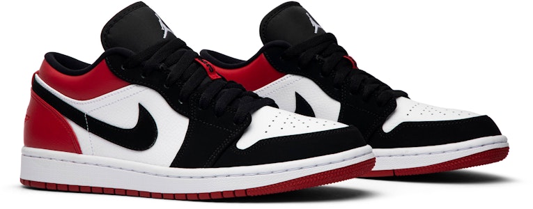 Kasut Air Jordan 1 Low 'Black Toe' 553558-116 Cheap Kasut Air Jordan 1 Low 'Black Toe' 553558-116
