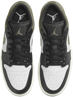Air Jordan 1 Low 'Black Toe Medium Olive' 553558-092 Shop Air Jordan 1 Low 'Black Toe Medium Olive' 553558-092