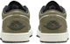 Air Jordan 1 Low 'Black Toe Medium Olive' (Hujung Hitam Zaitun Sederhana) 553558-092