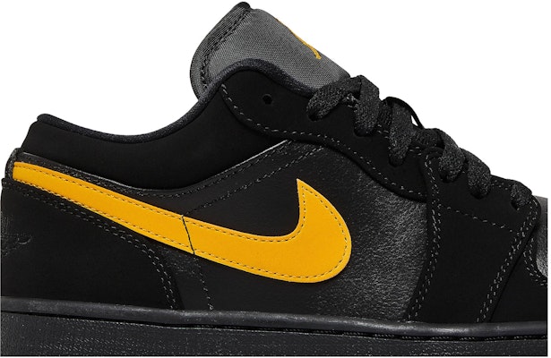 Air jordan 1 sales low black gold