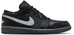 Air Jordan 1 Low 'Hitam Putih Dark Gum' HV5968-001